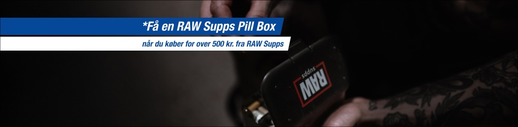 K�b RAW Supps for 500 kr, f� RAW Supps Pill Box med i k�bet